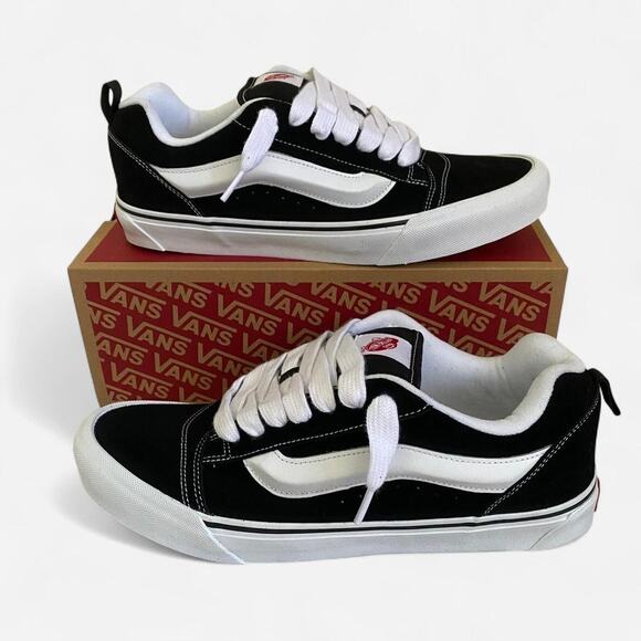 Vans knu skool black and white - size 11.5 M / 13 W US / 44.5 EU - Picture 1 of 7